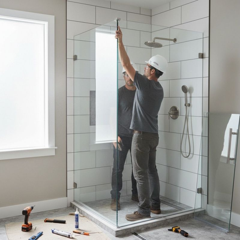 Glass Shower Door Replacement detail