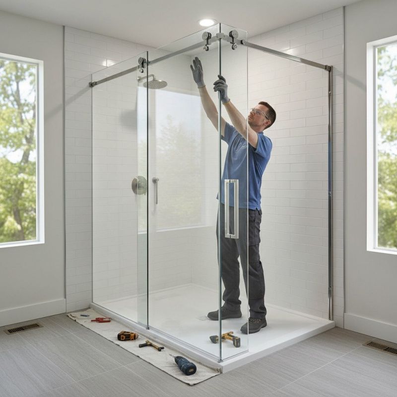 Glass Shower Door Replacement detail