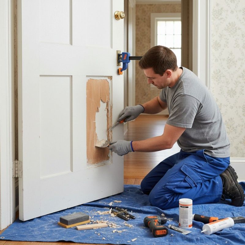 Interior Door Repair detail