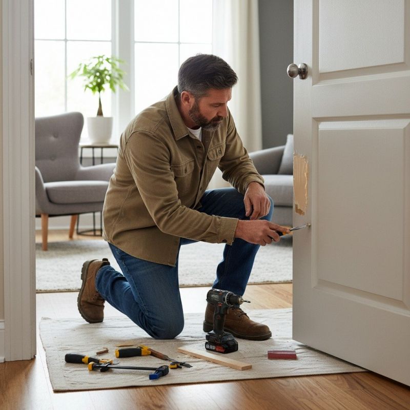 Interior Door Repair detail