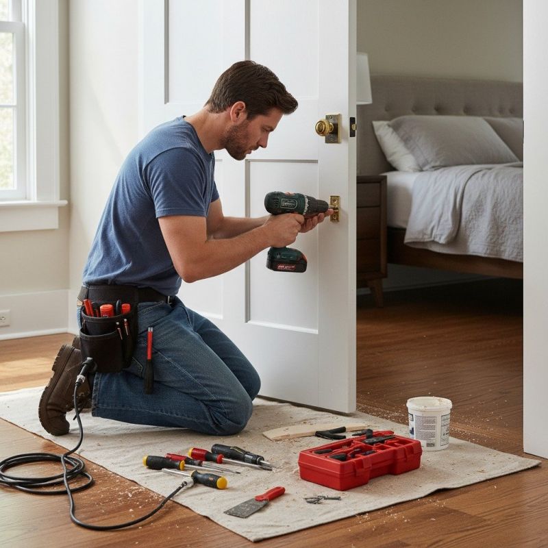 Interior Door Repair detail